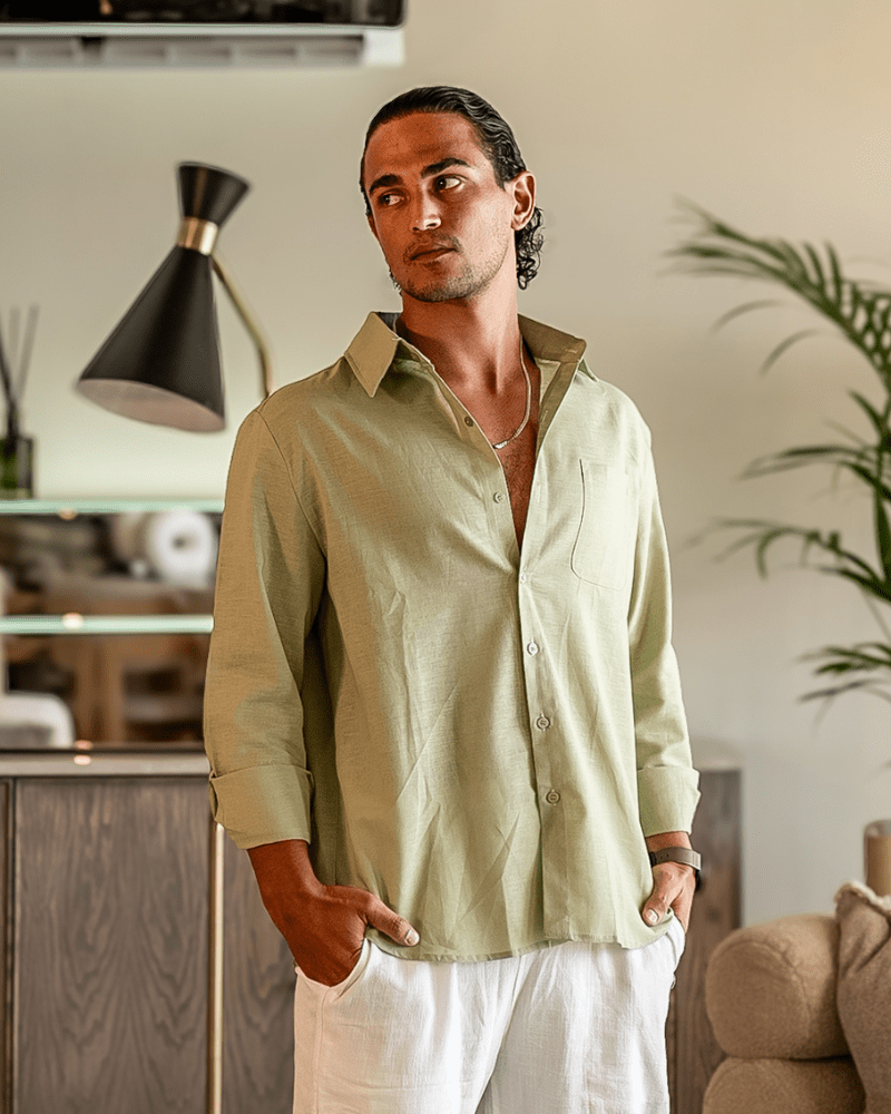 Camisa Linho Elegance
