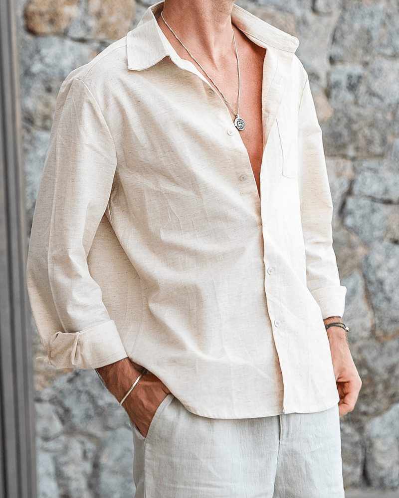 Camisa Linho Elegance