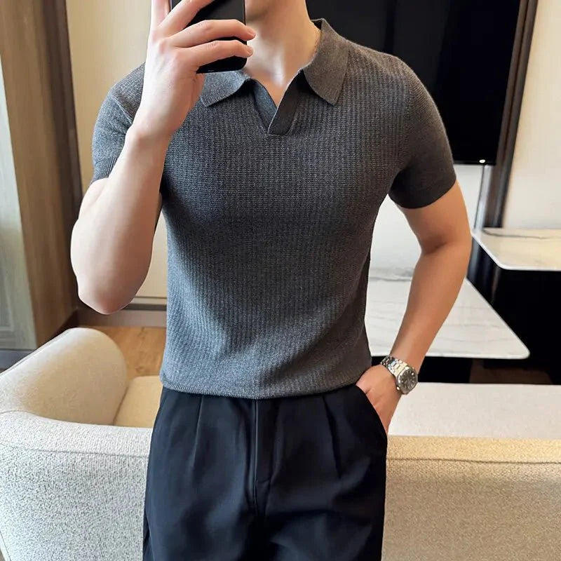Camisa Polo Texturizada Marabella