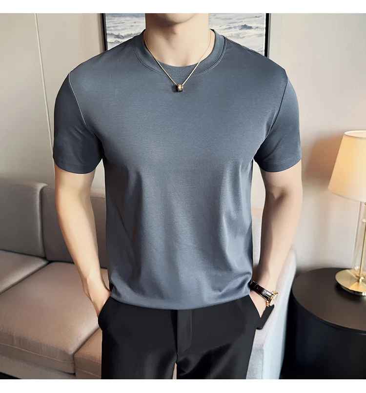 Camiseta Algodão Ultra Premium Gola Tradicional
