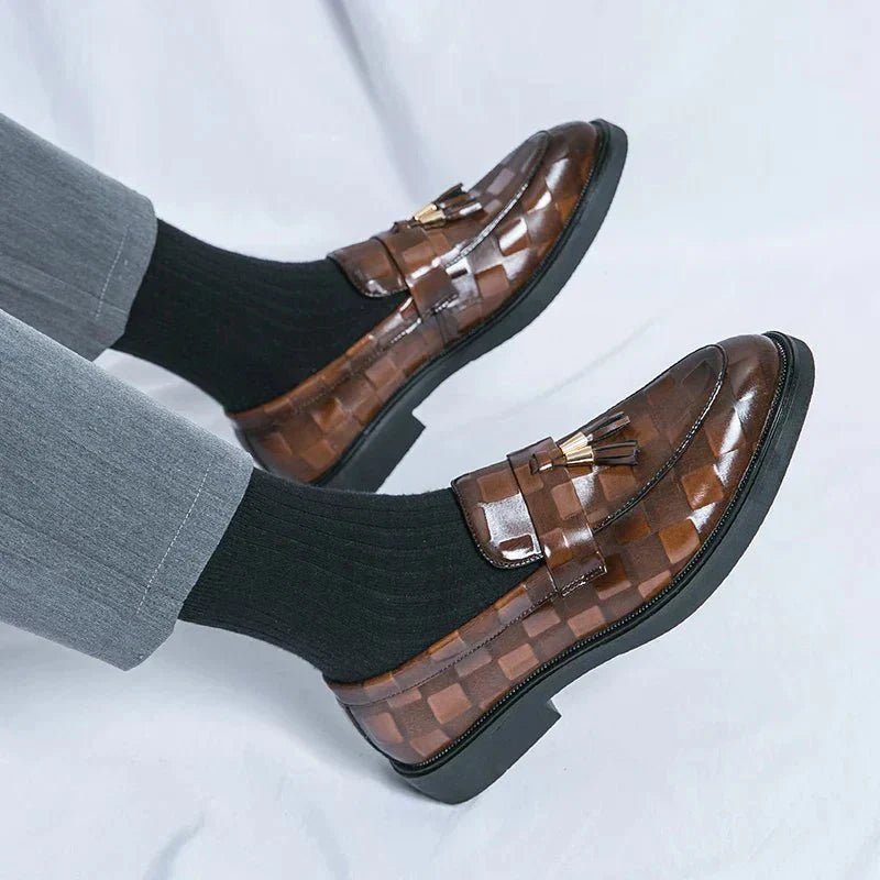 Loafer Nobre Quadriculado