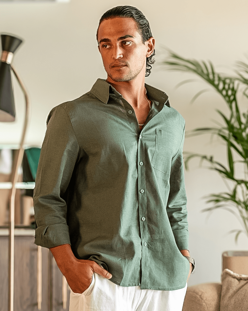 Camisa Linho Elegance