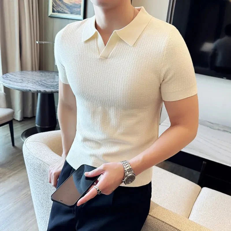 Camisa Polo Texturizada Marabella