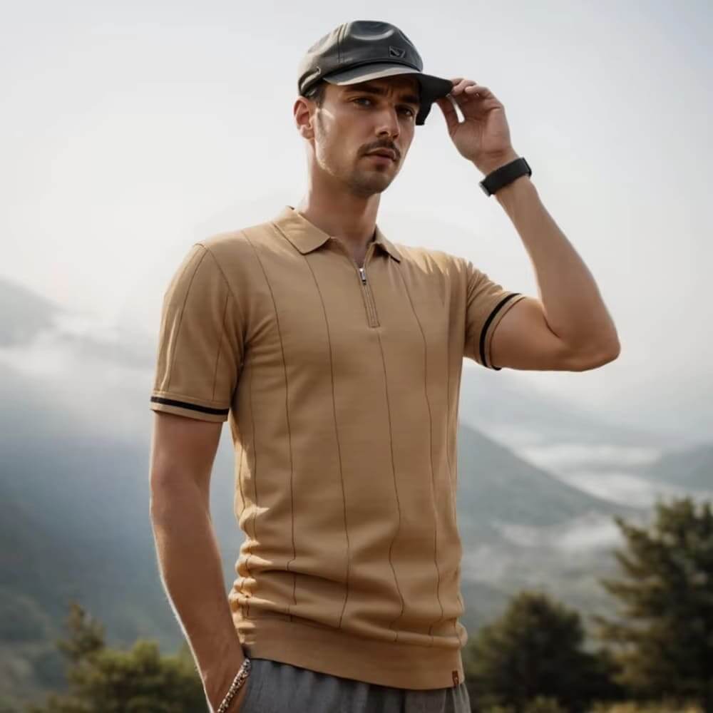 Camisa Polo Zip