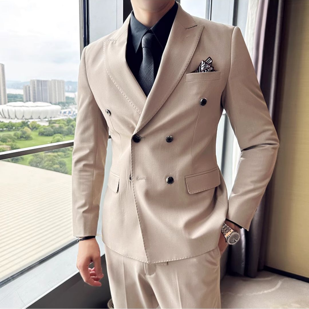 Costume Transpassado Windsor Heritage Bege